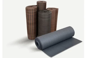 Декоративная защитная сетка MIKKO Rattan MK03, 1 x 20 м, графитовый серый