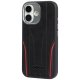 Audi iPhone 17 Case R8 Genuine Leather MagSafe, Black/Red