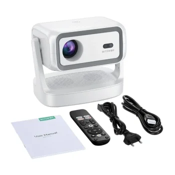 Blitzwolf BW-V12 Full HD Projektors ar Google TV
