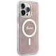 Guess iPhone 14 Pro Max vāciņš 4G MagSafe, rozā