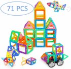 Magnētiskie rotaļu bloki kluči 71 gab - Magical Magnetic Blocks | Educational Building Toy for Kids
