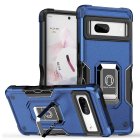 Google Pixel 7 Sweat-Proof Hard PC Hybrid Case Kickstand Cover, Blue | Telefona Macņš Vāciņš Apvalks Maks Bampers