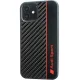 Чехол Audi Carbon Fiber Stripe для iPhone 11 / XR 6.1\", черный