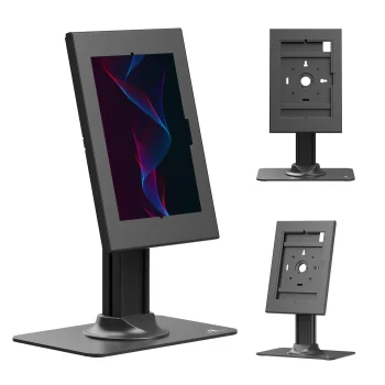Planšetdatora reklāmas statīvs ar slēdzeni Maclean MC-959 B, 10.9"-11", melns