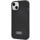 Чехол Audi для iPhone 14 6.1\" силиконовый накладка, черный (AU-LSRIP14-Q3)