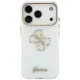 Чехол Guess IML 4G Script Metal для iPhone 17 Pro Max / 18 Pro Max, белый