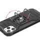 Wozinsky Ring Armor vāciņš ar statīvu iPhone 13 mini - Rozā