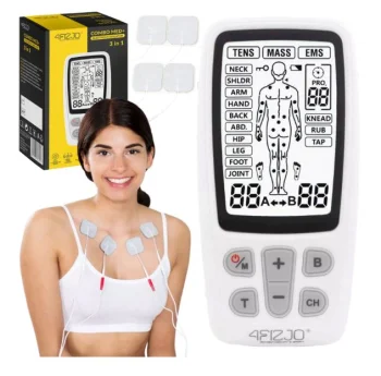 4Fizjo 965 Combo MED+ bezvadu elektrostimulators TENS/EMS/MASS