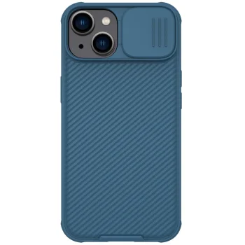 Nillkin CamShield Pro vāciņš Apple iPhone 14 Plus ar kameras aizsegu, zils
