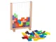 Bezgalīgā Tetris Puzzle Galda Spēle Bērniem, 42 bloki l Endless Tetris Puzzle Board Game for Kids