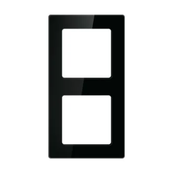 Avatto N-TS10-Frame-B2 Double Switch Frame, Black