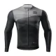 Rockbros 15120009005 Long Sleeve Cycling Jersey, XXL, Black/Gray