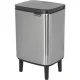 Мусорное ведро Brabantia Bo Hi 7 л, матовая сталь