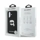 Чехол Karl Lagerfeld Silicone Karl & Choupette Head MagSafe для iPhone 16, черный