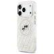 Karl Lagerfeld IML Glitter & Choupette Heads Logo MagSafe vāciņš iPhone 17 Pro - Pelēks | Karl&Choupette Phone Case...