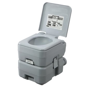 Portable Toilet for Camping with 12L Flush Tank and 200kg Capacity
