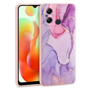 Xiaomi Redmi 12C Tech-Protect Mood Case Cover, Pink Marble | Telefona Vāciņš Maciņš Apvalks Bamperis