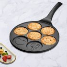 Сковорода с антипригарным покрытием для приготовления блинов, оладий и яиц "Смайлики" / Блинница, 26 см | Emoji Smiley Face Pancake Pan