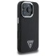 Guess iPhone 16 Pro Max Case Grained Triangle MagSafe, Black