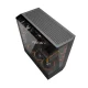 Darkflash DY460 datora korpuss ar 4 ARGB ventilatoriem, melns
