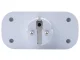Умная двойная WiFi розетка с таймером, 16A, белая