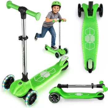 Ricokids Jelly trīsriteņu balansa skrejritenis bērniem, zaļš