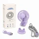 Mini USB Fan, Handheld and Desktop, Purple