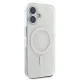 Guess iPhone 16 Plus Case IML 4G Background MagSafe, White