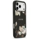 Guess Grained Flowers Classic Logo MagSafe Phone Case Cover iPhone 17 Pro Max - black