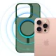 3mk Smoke MagCase vāciņš iPhone 16 Pro Max, Zaļš caurspīdīgs