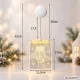 Светодиодное новогоднее украшение на окно Колокольчики 6 LED