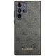 Чехол Guess 4G Metal Gold Logo для Samsung Galaxy S23 Ultra серый