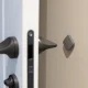 Самоклеящийся силиконовый ограничитель для двери, серый...
