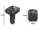 Автомобильный fm mp3/wma передатчик 2xUSB + USB c bluetooth 5.3 LED qc 3.0