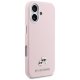 Karl Lagerfeld Karl & Choupette Head Pins Saffiano MagSafe magsafe vāciņš iPhone 17 – rozā | Phone Case Cover