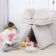 Большой модульный детский диван Ecotoys TMSRT-14, 8 частей, серый