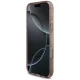 Чехол Guess IML Flowers Pearl Strap MagSafe для iPhone 18 Pro / 17 Pro, розовый