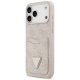 Guess iPhone 17 Pro Max Case 4G Double Card Triangle, Pink
