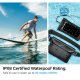 Spigen A621 Universal Waterproof Phone Case and Waist Crossbody Bag, Black