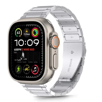Стальной ремешок Tech-Protect для Apple Watch 44 / 45 / 46 / 49 мм, серебристый