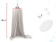 Baldahīns Nojume Bērnu Gultiņai / Spēļu Māja Telts, Pelēka | Kid\'s Bed Canopy Curtain Play Tent House