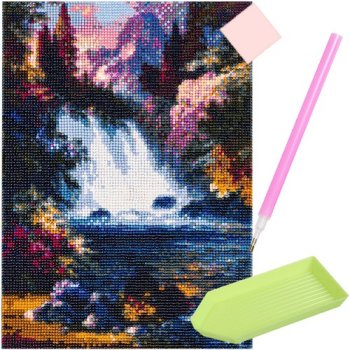 5D Diamond Painting Kit Waterfall Diamond Embroidery H16216