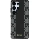 DKNY Leather Checkered MagSafe Case for Samsung Galaxy S25 Ultra Black