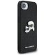Karl Lagerfeld Fixed Glitter vāciņš iPhone 16e - Melns