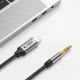 Tech-Protect UltraBoost audio kabelis Lightning / 3.5mm Jack, 1m, melns