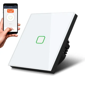 Умный сенсорный выключатель света Maclean MCE716W Wi-Fi Tuya, белый
