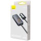 Baseus Share Together automašīnas lādētājs 2x USB / 2x USB Type‑C 120W PPS Quick Charge Power Delivery, pelēks...