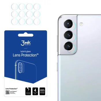 Гибридное стекло 3mk Lens Protection для камеры Samsung Galaxy S22 (S901), 4 шт.