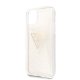 Guess iPhone 11 Pro Case Glitter Triangle, Gold