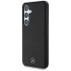 Чехол Mercedes Leather Debossed Lines MagSafe для Samsung Galaxy S25, черный